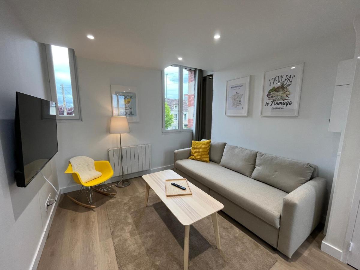 Joli Appartement Chez Dam Caen Exteriör bild